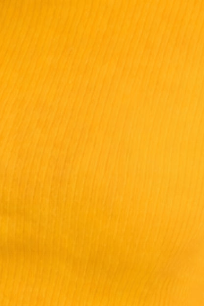 Sun-Kissed Yellow Ribbed Lettuce-Edge Short Sleeve Crop Top