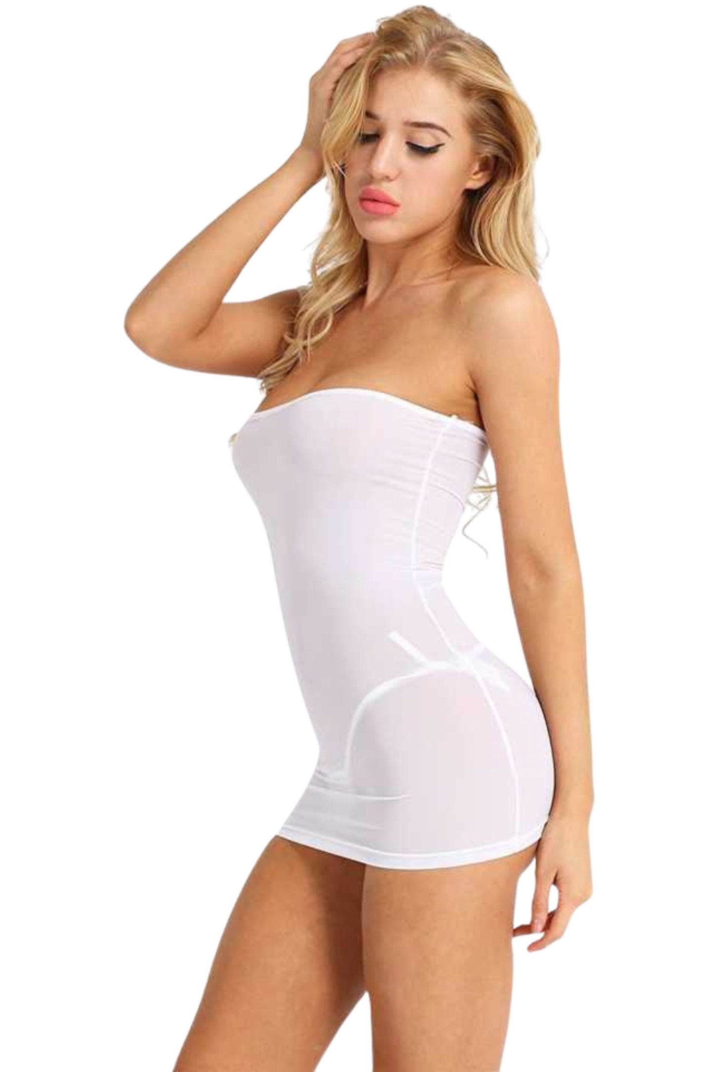 Solid Strapless Tube Bodycon Mini Dress - Pack of 3 Colors
