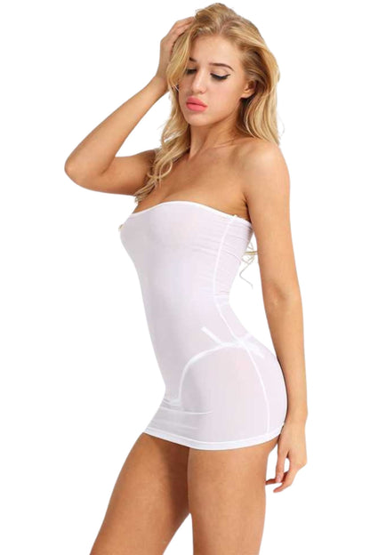 Solid Strapless Tube Bodycon Mini Dress - Pack of 3 Colors