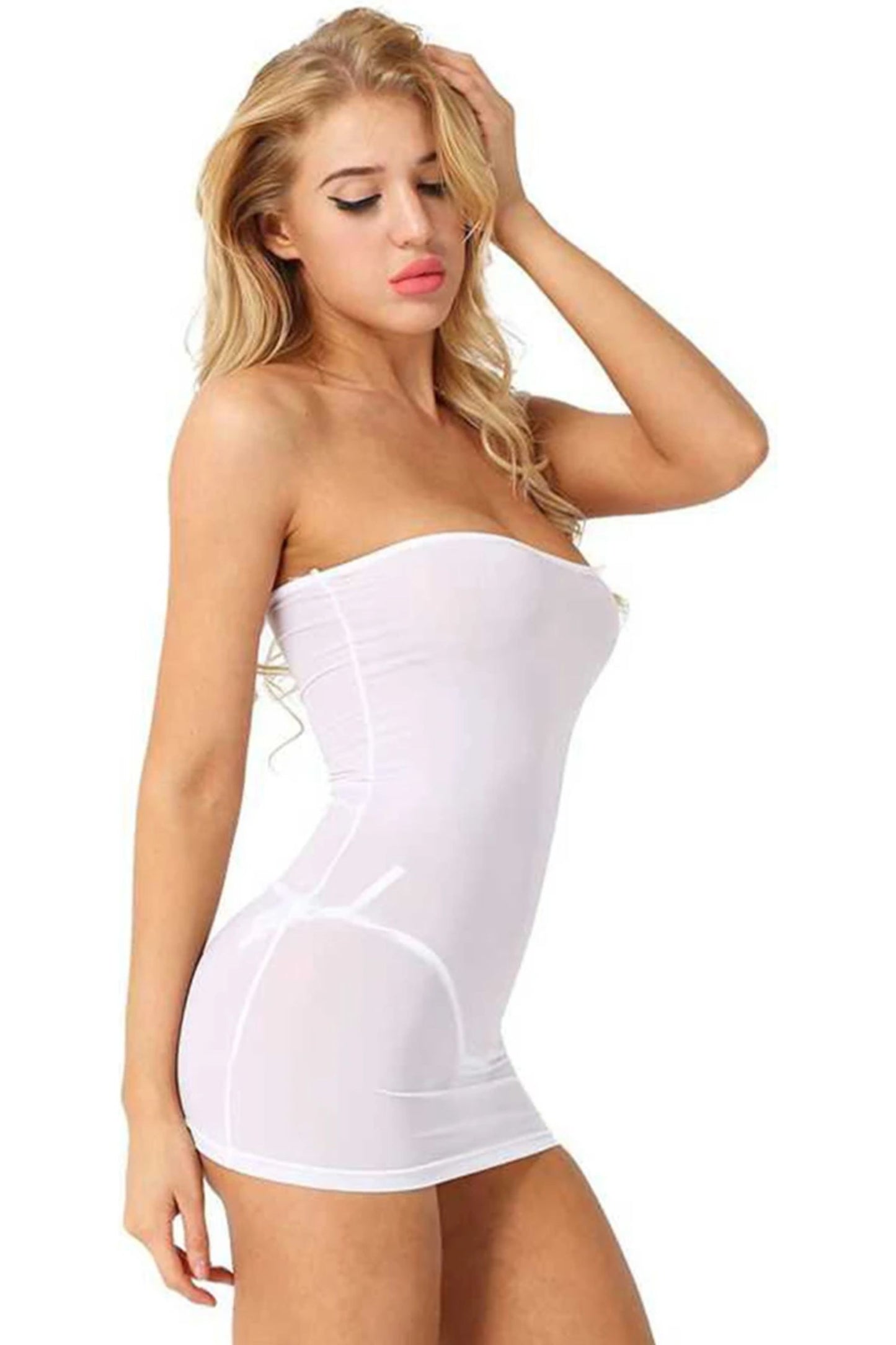 Solid Strapless Tube Bodycon Mini Dress - Pack of 3 Colors