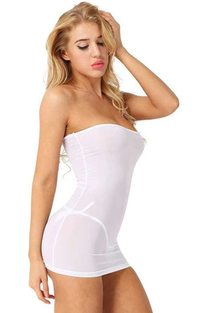 Solid Strapless Tube Bodycon Mini Dress - Pack of 3 Colors